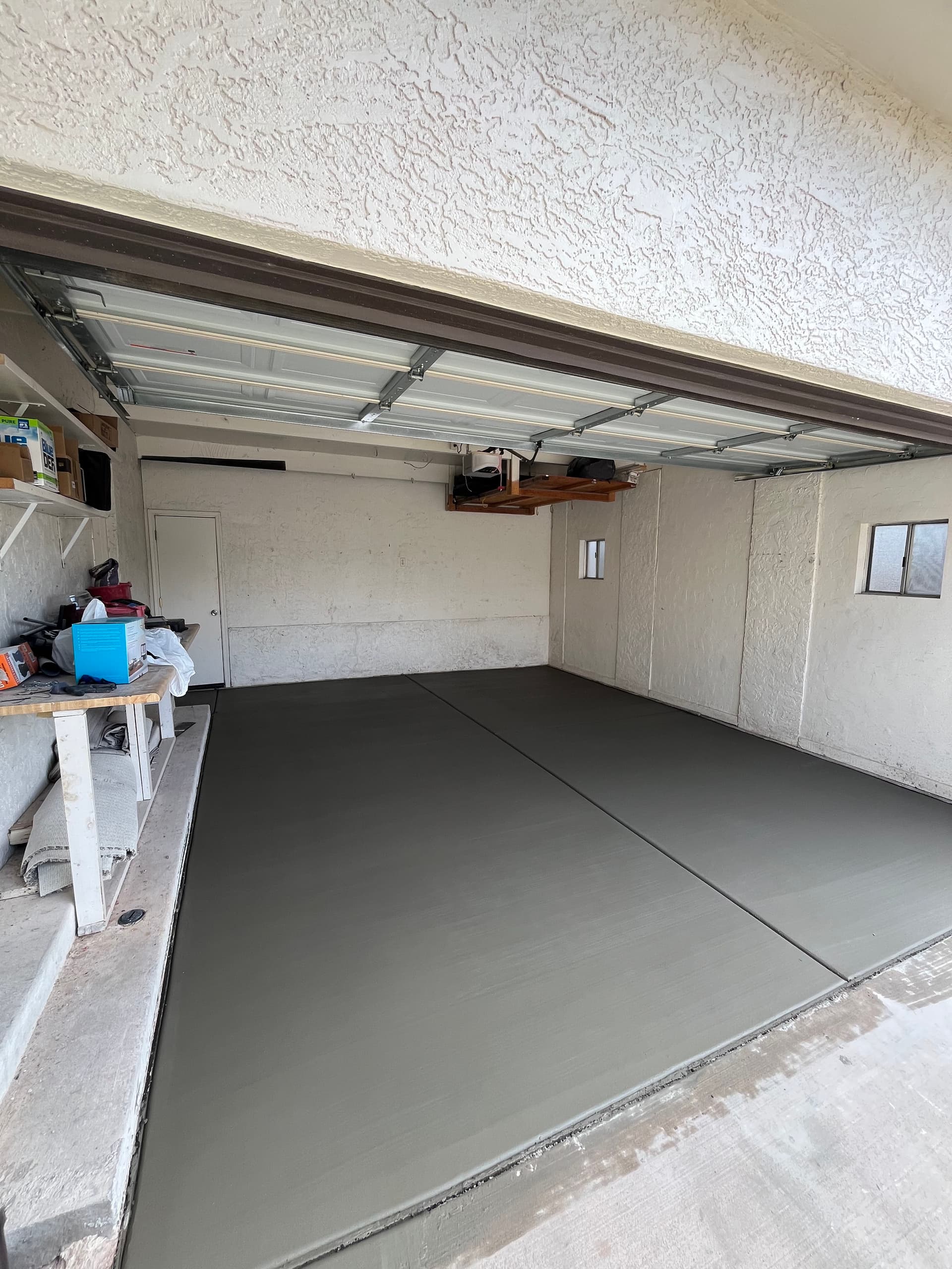 Cracked Garage Floor Gets a Full Concrete Removal and Replacement image